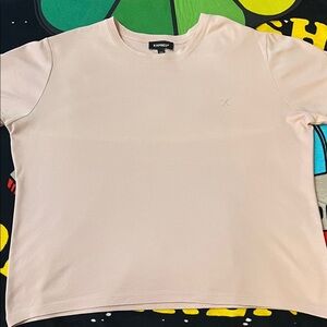 Express light Light Pink Short Sleeve Tee     (pre-owned )